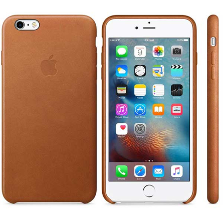 Custodia Apple per iPhone 6s Plus in pelle - Cuoio