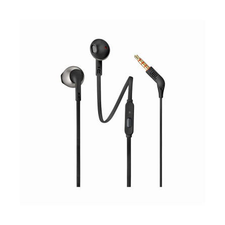 JBL T205 auricolari con microfono nero