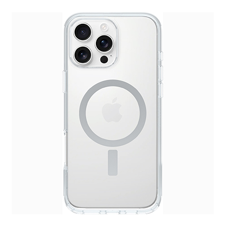 Cover OtterBox Symmetry Clear per iPhone 16 Pro Max compatibile MagSafe - Trasparente