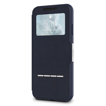 Custodia SenseCover di Moshi per iPhone XR blu notte