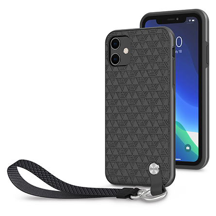 Custodia Altra di Moshi per iPhone 11 con cinturino staccabile nero