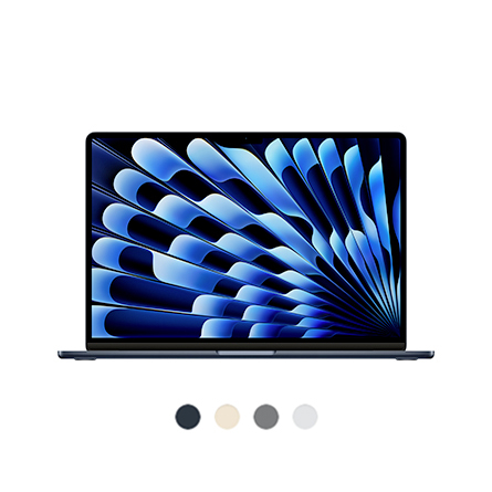 MacBook Air 15" Chip Apple M3 / CPU 8-core / GPU 10-core / 24GB / SSD 512GB