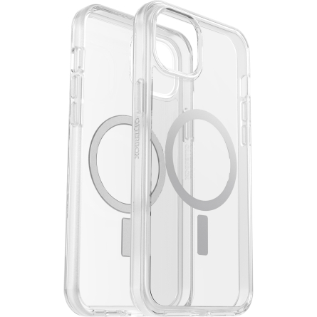 OtterBox Symmetry Clear compatibile MagSafe per iPhone 15 Plus - Trasparente