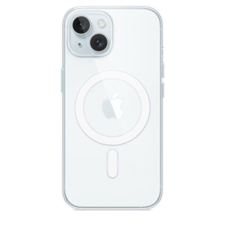 Custodia Apple MagSafe trasparente per iPhone 15