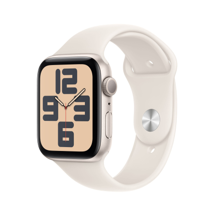 Apple Watch SE GPS 44mm alluminio galassia con cinturino Sport galassia - S/M