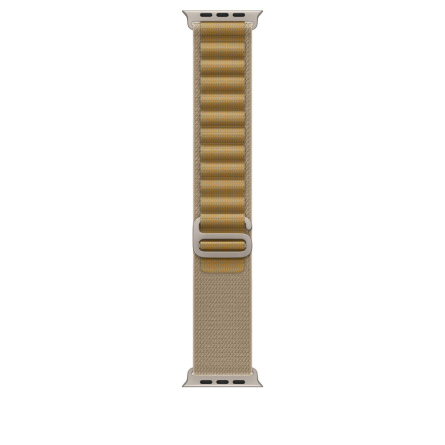 Cinturino Apple Alpine Loop per Apple Watch Ultra 49mm in titanio naturale - Medium - Sahara