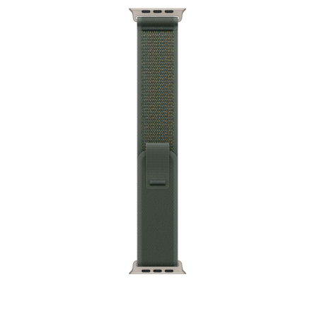 Cinturino Apple Trail Loop per Apple Watch Ultra 49mm in titanio naturale - M/L - Verde