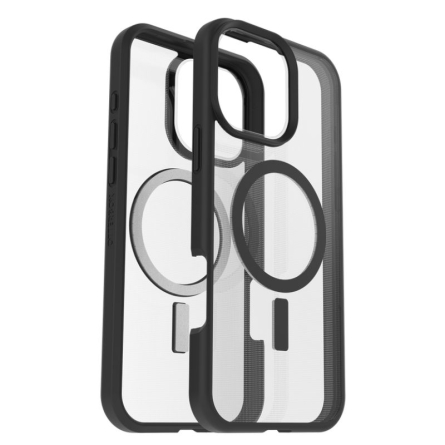 Cover OtterBox React Series compatibile MagSafe per iPhone 16 Pro Max - Nero