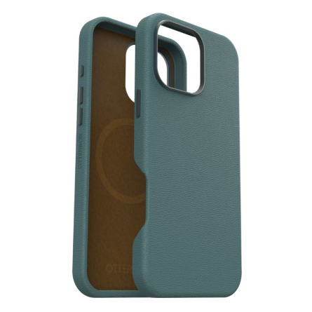Cover OtterBox Symmetry Series Cactus Leather compatibile MagSafe per iPhone 16 Pro Max - Verde