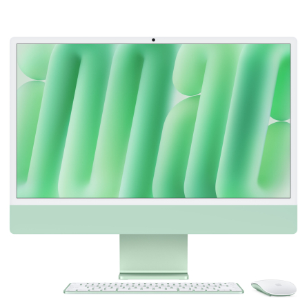iMac Retina 4,5K 24" Chip Apple M4 / CPU 10‑core / GPU 10‑core / 24GB / SSD 512GB - Verde