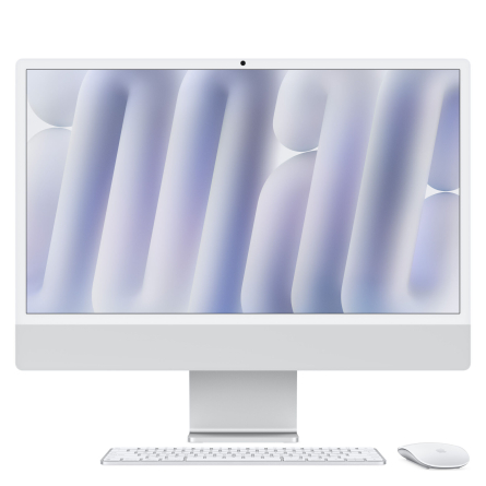 iMac Retina 4,5K 24" Chip Apple M4 / CPU 8‑core / GPU 8‑core / 16GB / SSD 256GB - Argento