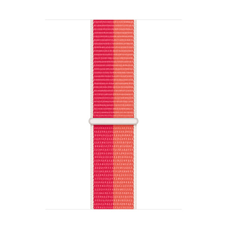 Cinturino Sport Loop mandarino/peonia per cassa Apple Watch da 44/45mm - Occasione: ex esposizione
