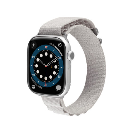 aiino Vertical - Cinturino Beige per Apple Watch Series 4-10 con cassa 40-42mm