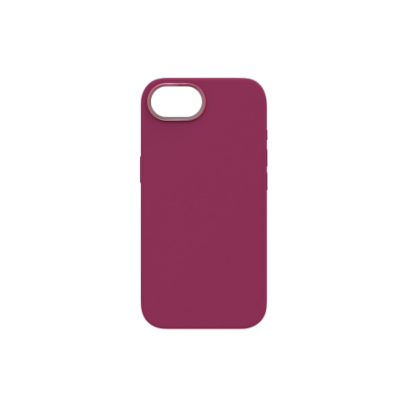 Cover in silicone compatibile MagSafe di Tunit per iPhone 16e - Melograno
