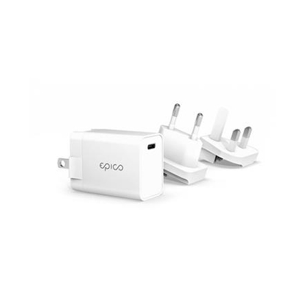 Epico 20W PD Charger con spina intercambiabile EU / UK