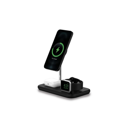 Base di ricarica wireless Tunit 3 in 1 per iPhone con MagSafe, Apple Watch e AirPods