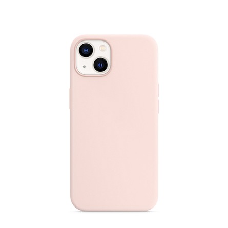 Tunit − Cover in silicone per iPhone 14 compatibile MagSafe rosa sabbia