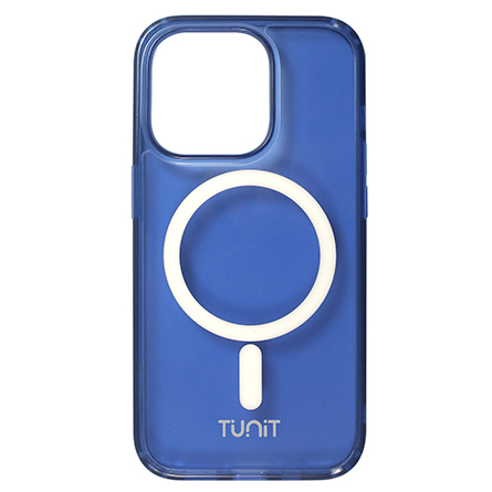 Cover Color Crystal compatibile MagSafe per iPhone 14 Pro Max blu