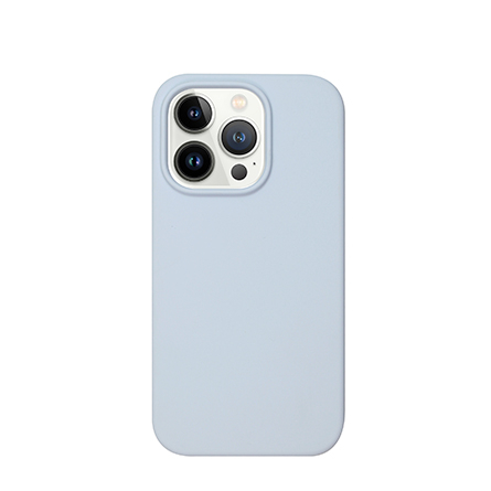 Tunit − Cover in silicone per iPhone 14 Pro compatibile MagSafe azzurro chiaro