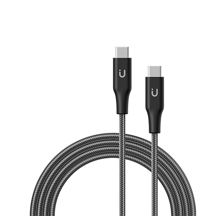 Cavo di ricarica e trasferimento USB-C/USB-C - USB4 40Gbps 240W - 1m - Titanio Nero