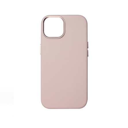 Cover Tunit in pelle sintetica rosa per iPhone 15 compatibile MagSafe