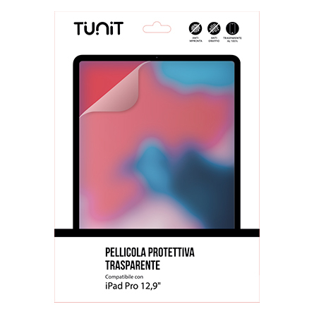 Pellicola protettiva trasparente per iPad Pro 12,9" di Tunit