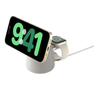 Dock di ricarica wireless BoostCharge Pro 2 in 1 con MagSafe da 15W - Sabbia